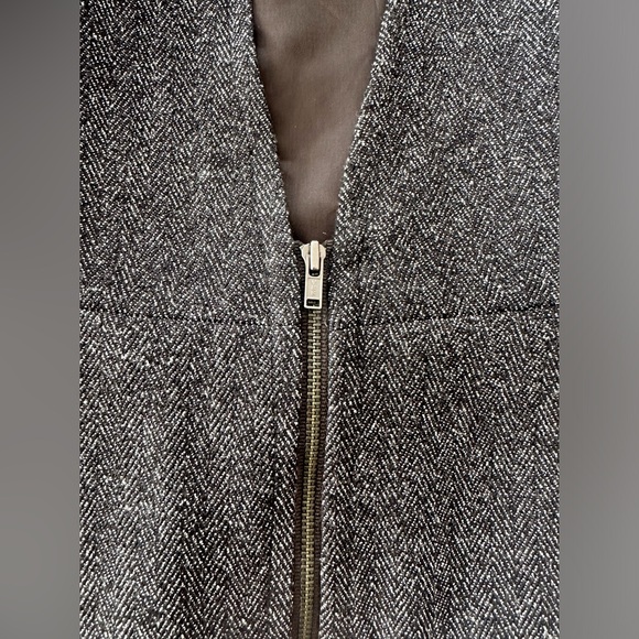 Mark + James by Badgley Mischka Cape Blazer Charcoal Gray Size Medium - Picture 3 of 9